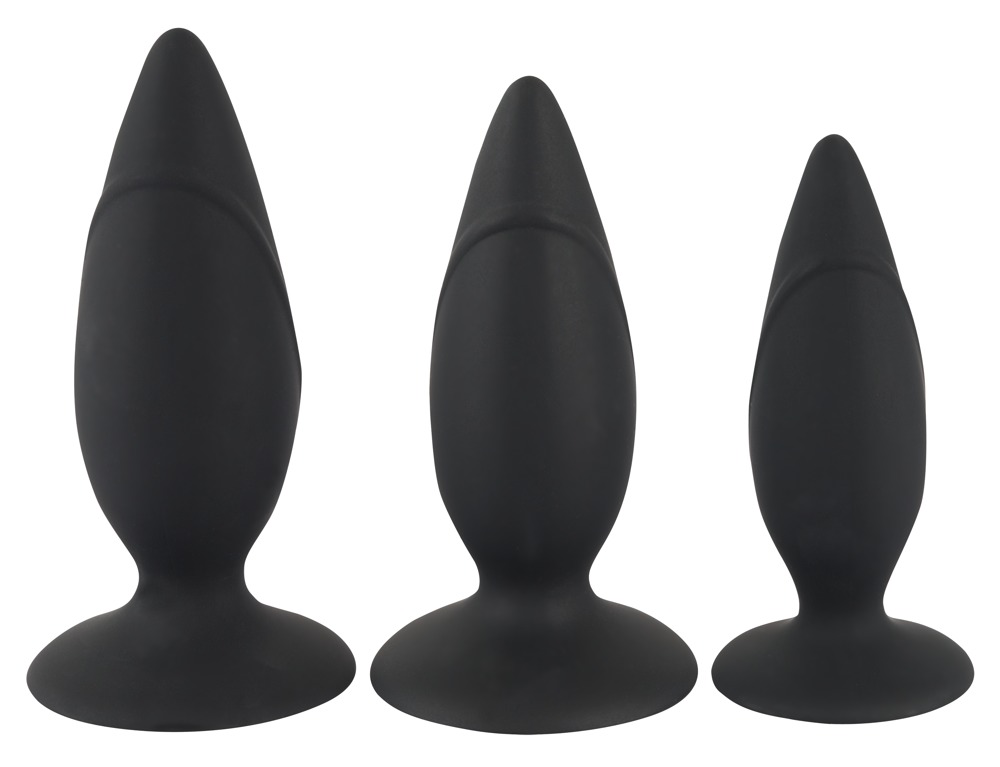 3-teiliges Analplug-Set