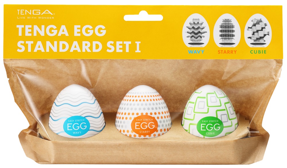 3-teiliges Masturbator-Set „Egg Standard Set 1“