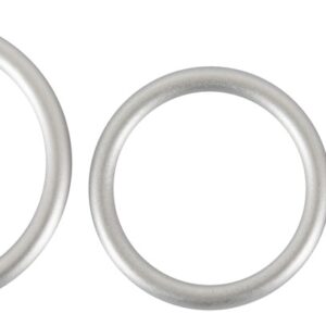3-teiliges Penisring-Set „Metallic Silicone Cock Ring Set“, aus Silikon