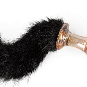 Analplug „Glas-Plug mit Schweif"