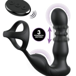 Analvibrator „Ass-Gasm Slide & Glide“ mit Perlenmassage