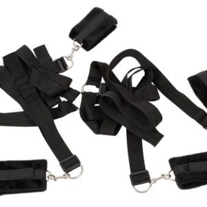 Bettfesselset „Bed Shackles“ mit Hand- und Fußfesseln