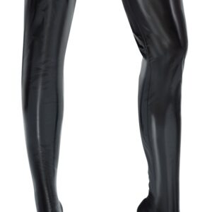 Bettstiefel aus Lack mit Stretch-Einsätzen