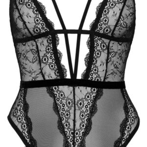 Body aus Spitze und Powernet