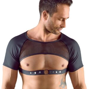 Crop-Top mit verstellbarem Unterbrust-Riemen