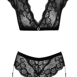 Dessous-Set aus Blütenspitze
