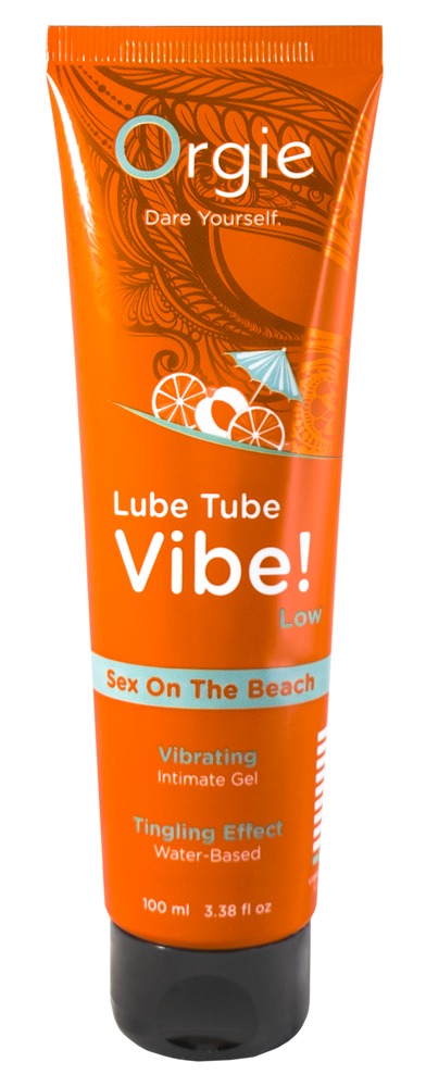 Erotik-Gel „Lube Tube Vibe! Sex on the Beach“ mit Vibrations-Effekt