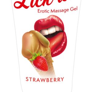 Gel “Erotic Massage Gel Strawberry“ mit Erdbeer-Aroma