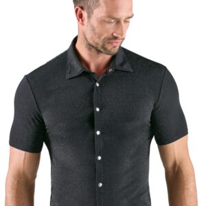 Hemd im schillernden Lurex-Look