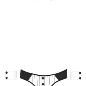 Jockslip plus Handgelenk-Manschetten und Fliege im Set