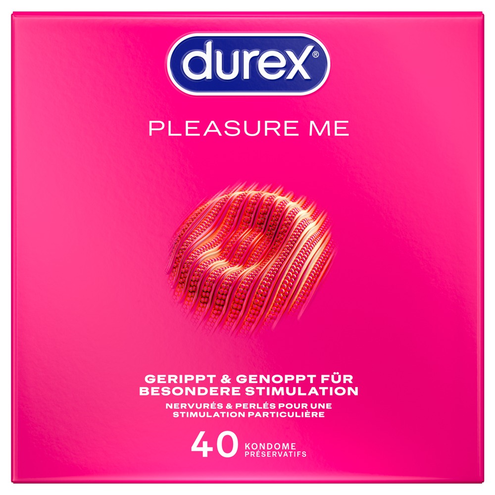 Kondome „Pleasure Me“ mit Noppen und Rillen