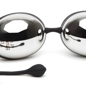 Liebeskugeln „Inner Goddess Silver Jiggle Balls“, 2 Kugeln, Ø 3,6 cm, 67 g
