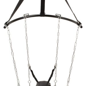 Liebesschaukel "Sex Swing" mit Liegefläche aus Leder und Kopfpolster