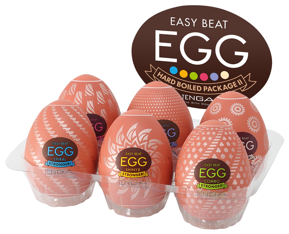 Masturbator-Set „Egg Stronger“ 6-teilig