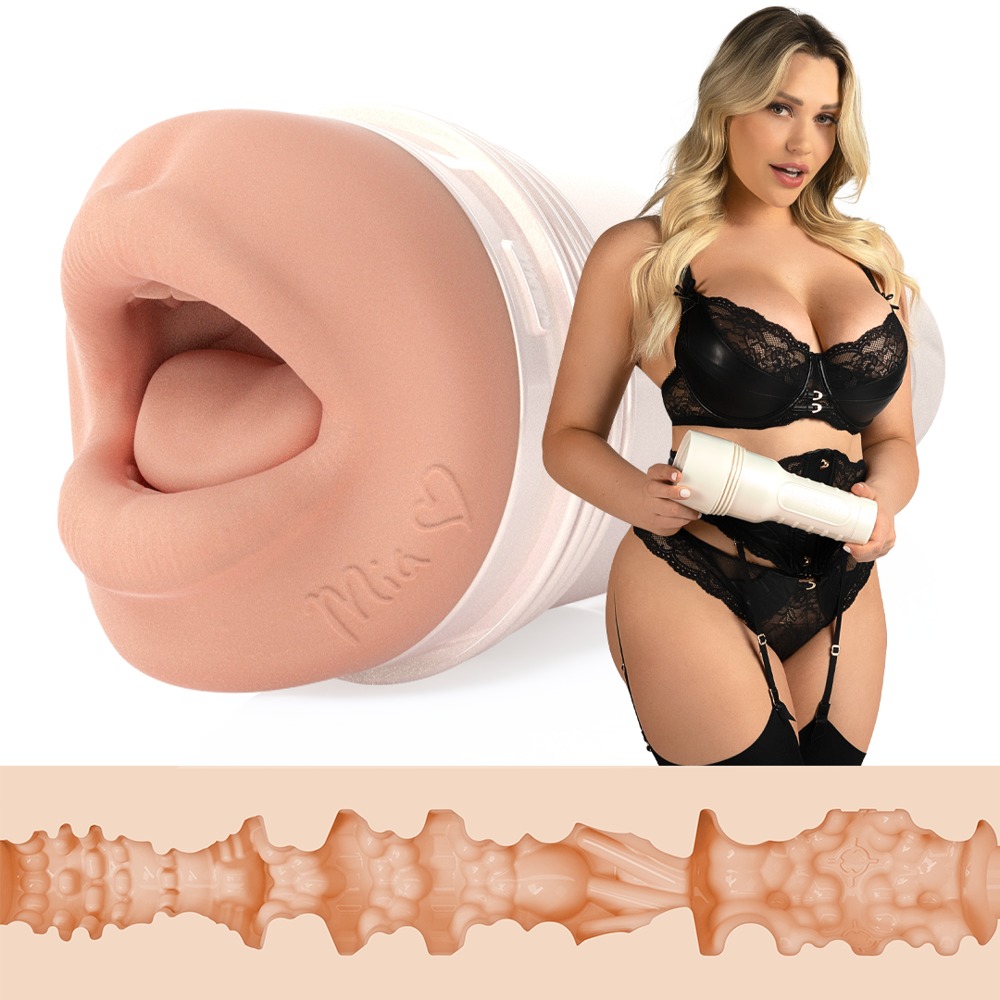 Masturbator „Mia Malkova Headshot“ mit intensiver Reizstruktur