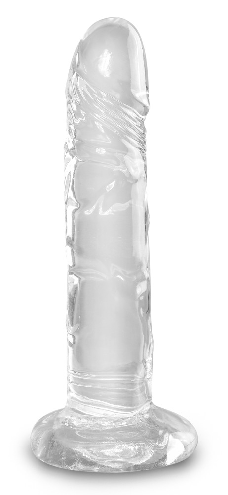 Naturdildo „6“-Cock Clear“ mit Saugfuß
