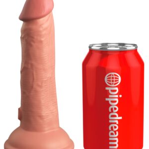 Naturdildo „6“ Dual Density Silicone Cock“ mit extra starkem Saugfuß