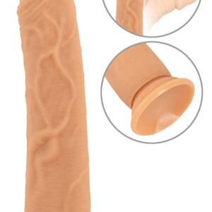 Naturdildo „European Lover Silicone!“ mit Saugfuß
