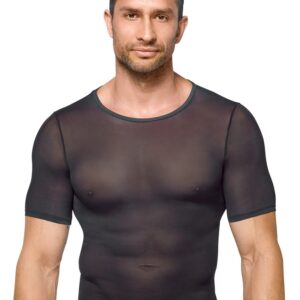 Netz-Shirt mit kurzem Arm