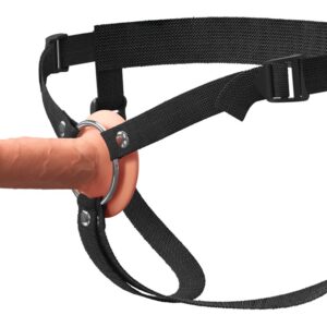 Penishülle „Hollow Silicone Strap-on“ mit Umschnallgurt