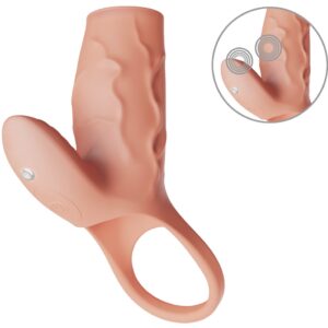Penismanschette „RealSleeve Clit“ mit 2 Motoren
