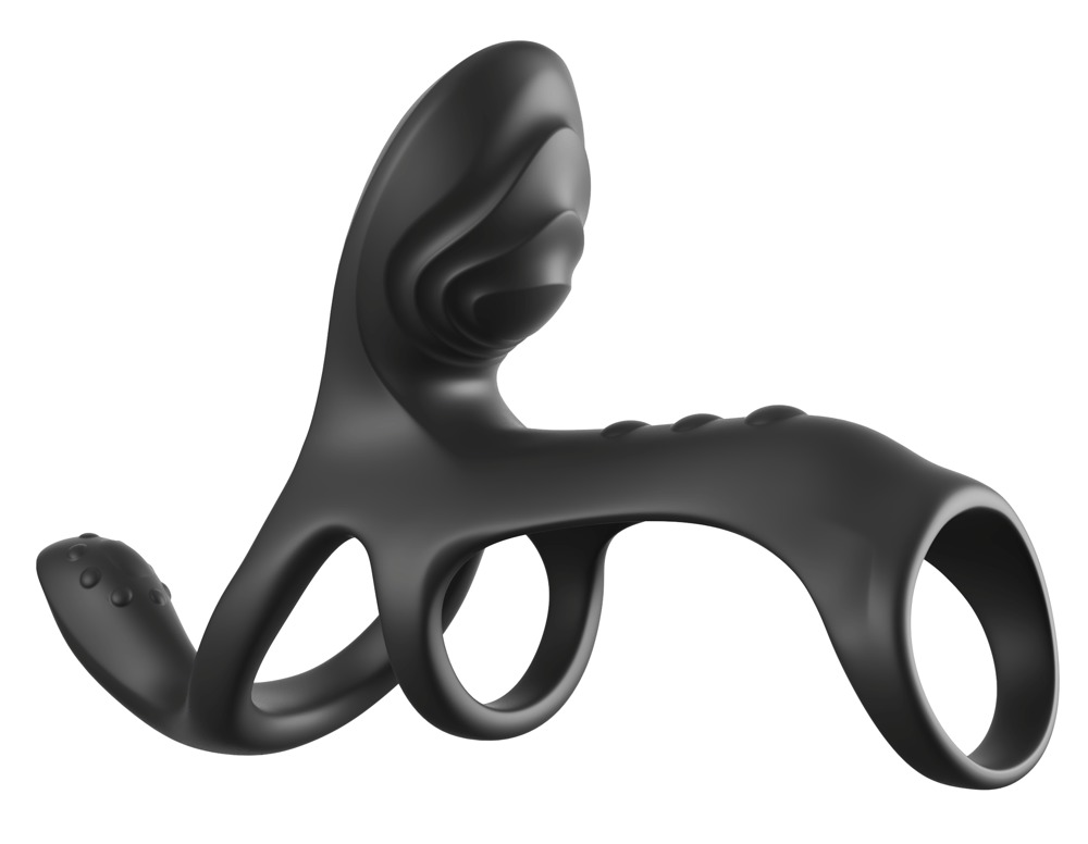 Penismanschette „Ultimate Couples Cage Max“ mit 3-fach-Vibration