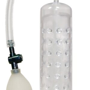 Penispumpe „Horny Dots“, 19,5 cm, mit Pumpball