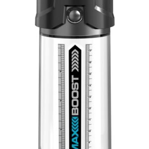 Penispumpe „Max Boost“ mit integriertem Pumpmechanismus