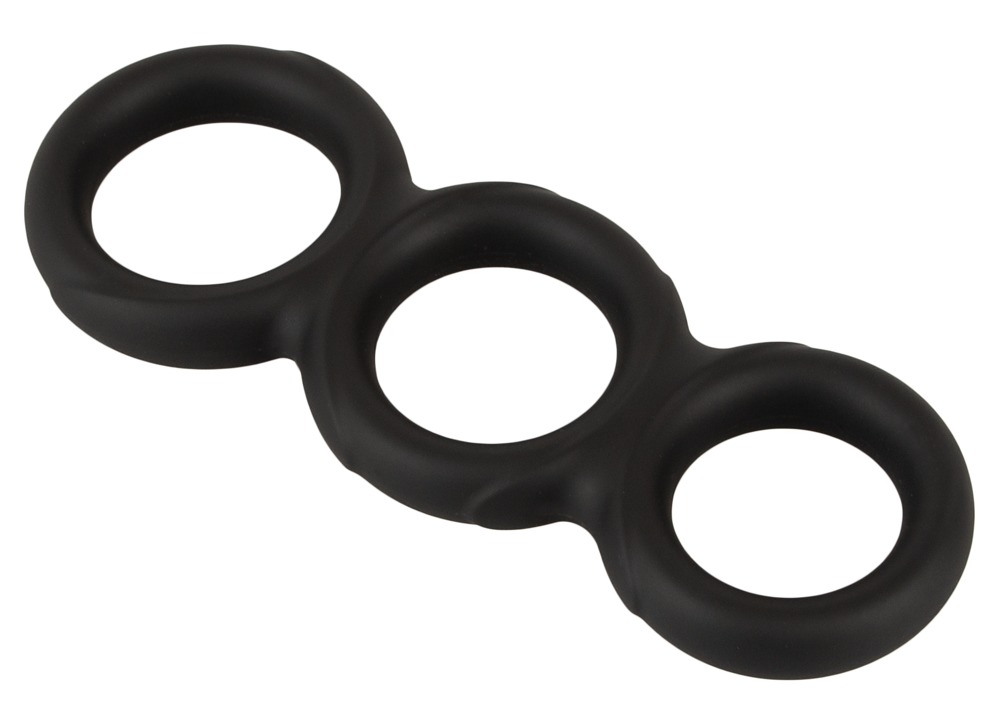 Penisring „Triple“ aus Liquid-Silikon