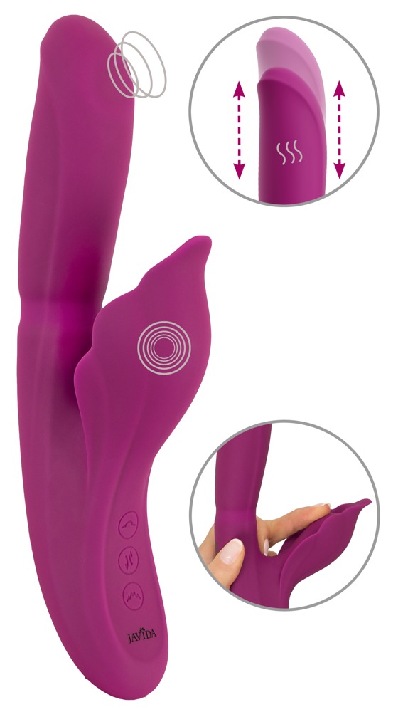 Rabbitvibrator mit 4 Funktionen