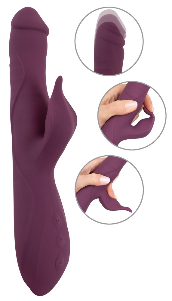 Rabbitvibrator mit Stoßfunktion