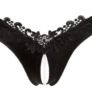 Slip ouvert mit Perlenkette durch den Schritt