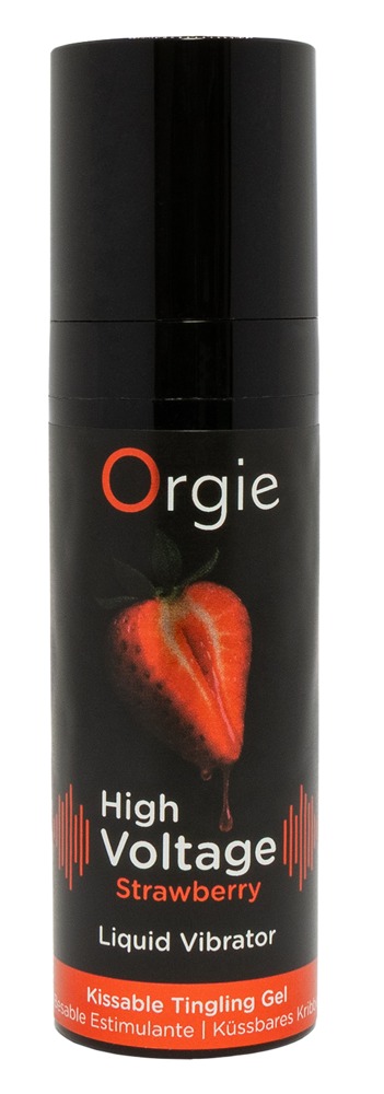 Stimulationsgel „High Voltage Strawberry“ mit Erdbeer-Aroma