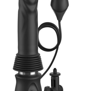 Stoßvibrator „Ultimate Silicone Thruster“ mit abnehmbarem Saugfuß