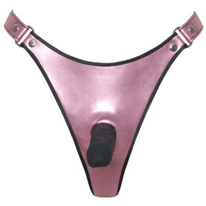 Strap-on-String mit Silikon-Naturdildo
