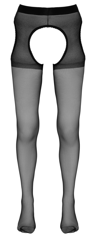 Straps-Strumpfhose in feiner Garnstärke 20 den