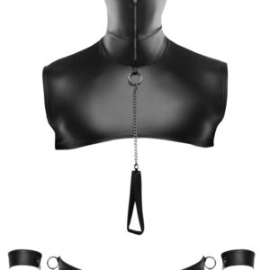 Top plus String inklusive 2 Handfesseln und Leine – alles abnehmbar