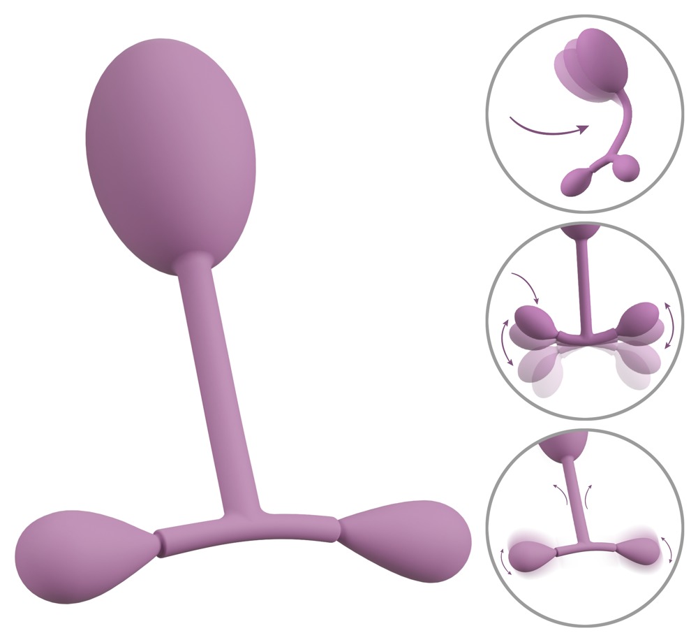 Vaginaltrainer mit schwingenden Gewichten
