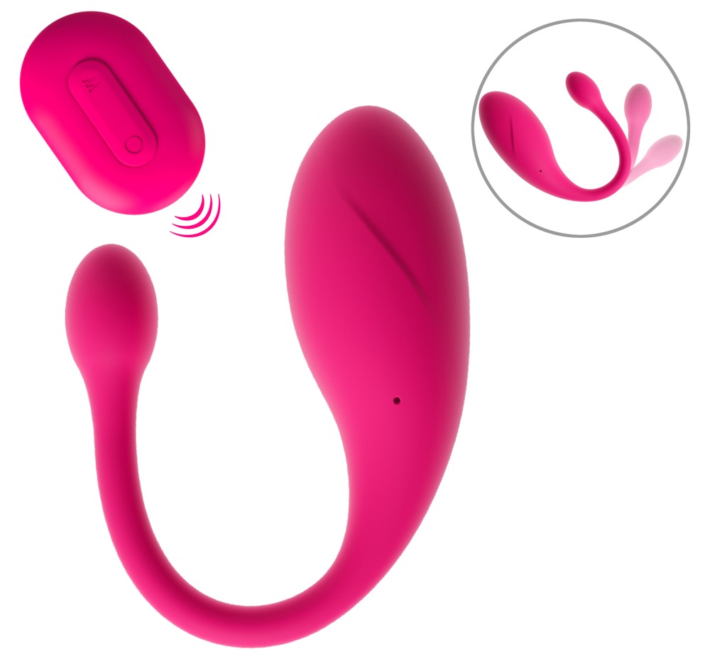 Vibro-Ei „KORAL“ mit Fernbedienung