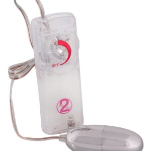 Vibroei „Silver Star“ mit Fernbedienung, stufenlose Vibration