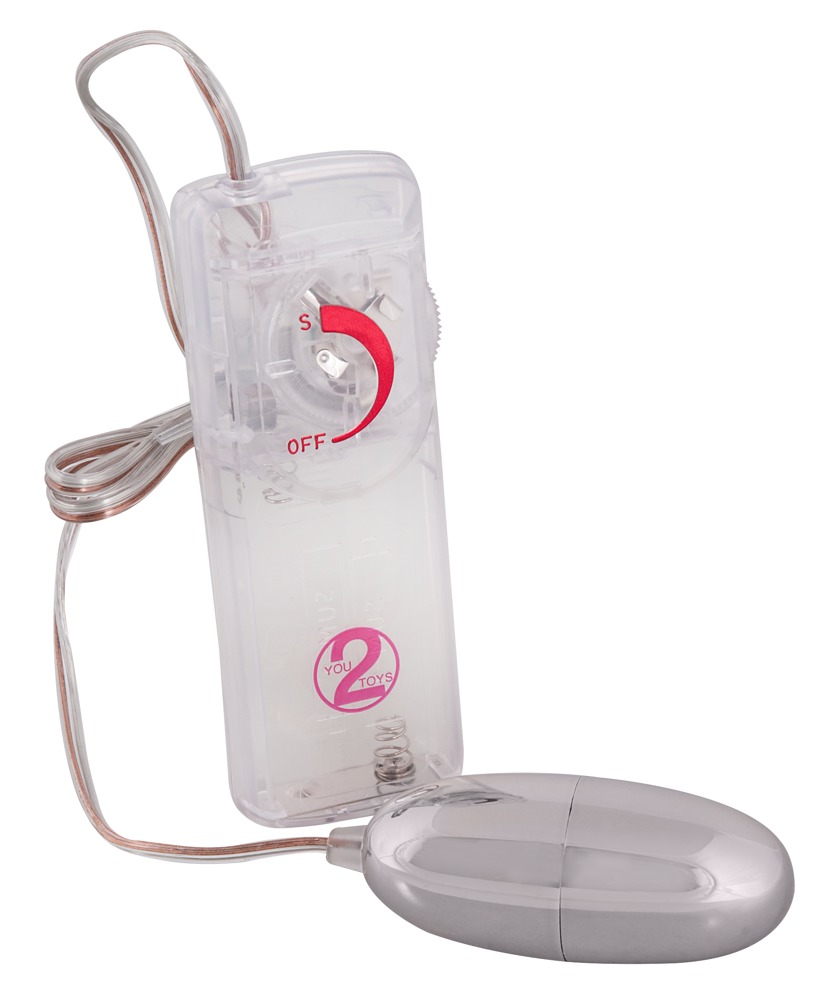 Vibroei „Silver Star“ mit Fernbedienung, stufenlose Vibration