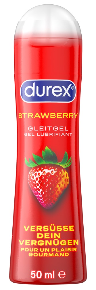 „Durex Play Sweet Strawberry“, mit Erdbeer-Aroma