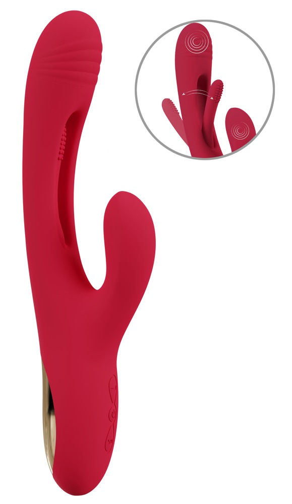„Rabbit Vibrator with G-Spot Stimulation“ mit Flicking-Tongue-Funktion